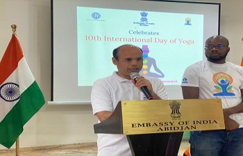 EOI in collaboration with Sahaj Yoga, hosted a Yoga session