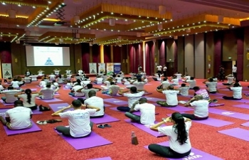 Celebration of the 10th International Day of Yoga